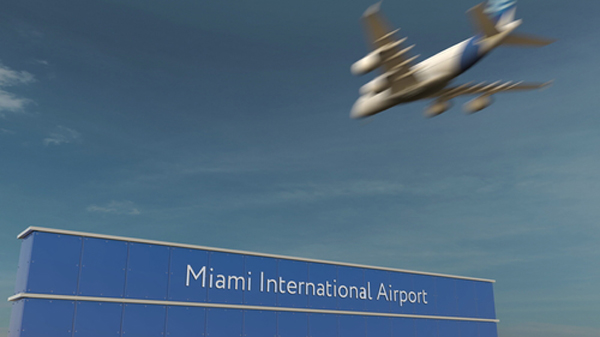miami air charter flight in the lax airport